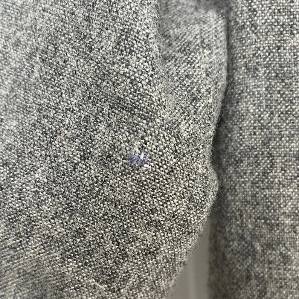 Band Of Outsiders Charcoal Women's Blazer (Missing Faux Fur Collar). Size 3. - Picture 5 of 9